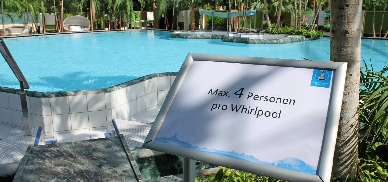 Unter Beschränkungen ist auch ein Besuch in der Therme in Sinsheim wieder möglich.