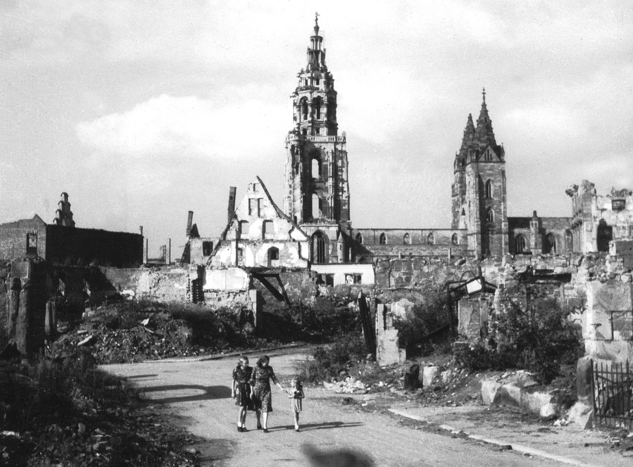 Heilbronn nach der Zerstörung vom 4.12.1944