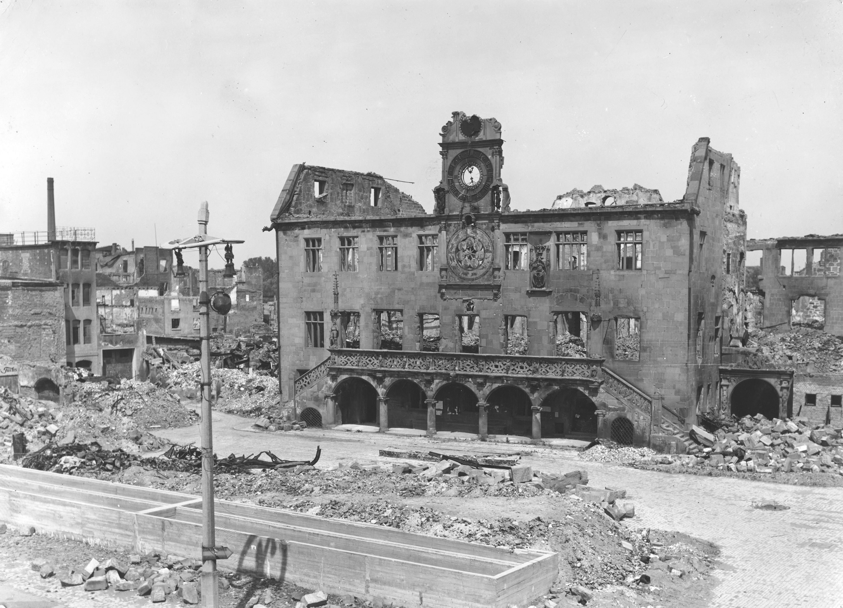 Heilbronn nach der Zerstörung vom 4.12.1944